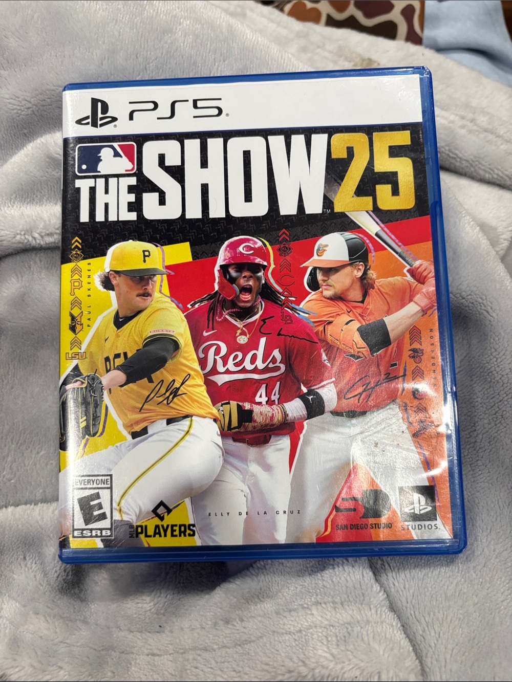 Sony PS5 MLB The Show 25 — Red, Yellow, Orange Cover